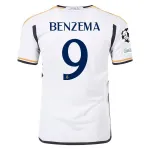 Men's Replica Adidas Benzema Real Madrid Home Jersey 2324