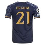 Men's Replica Adidas Brahim Real Madrid Away Jersey 2324