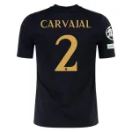 Men's Replica Adidas Carvajal Real Madrid Lifestyler Third Jersey 2324 - UCL