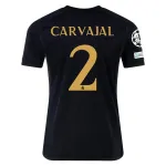 Men's Replica Adidas Carvajal Real Madrid Third Jersey 2324 - UCL