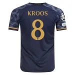 Men's Replica Adidas Kroos Real Madrid Away Jersey 2324