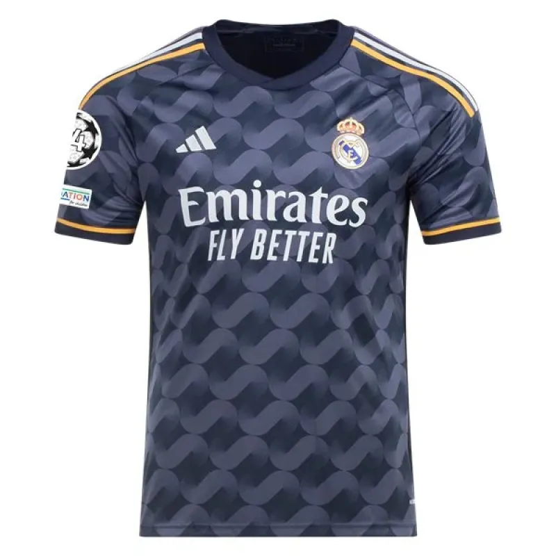Men's Replica Adidas Kroos Real Madrid Away Jersey 2324