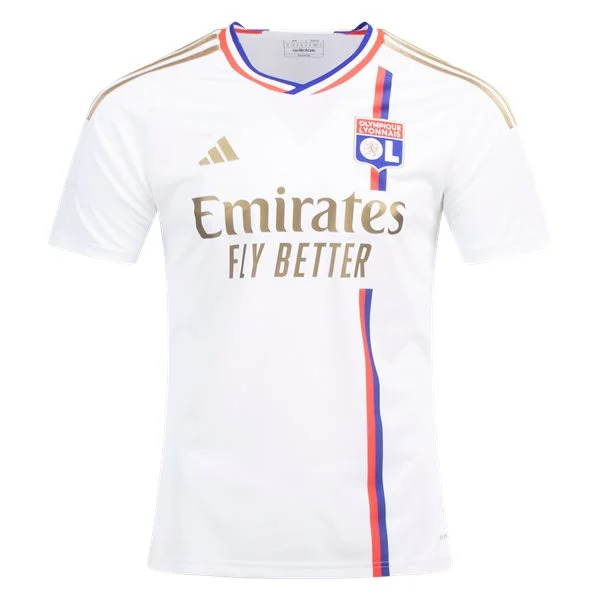 Men's Replica Adidas Lyon Home Jersey 2324