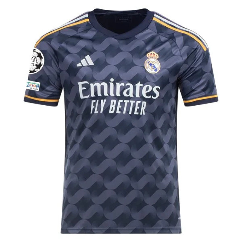 Men's Replica Adidas Real Madrid Away Jersey 2324 - UCL