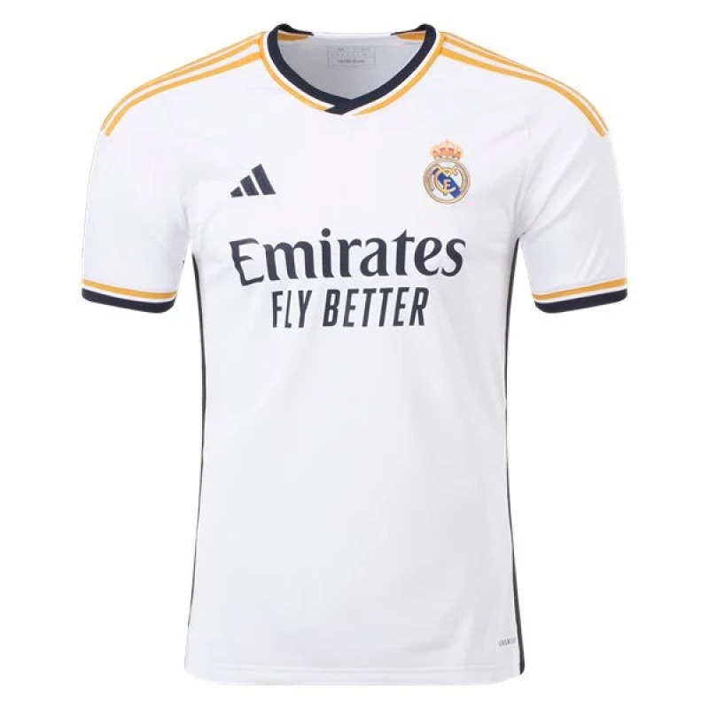 Men's Replica Adidas Real Madrid Home Jersey 2324