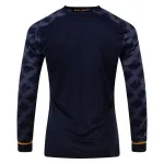Men's Replica Adidas Real Madrid Long Sleeve Away Jersey 2324
