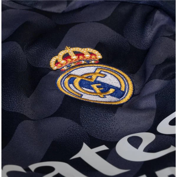 Men's Replica Adidas Real Madrid Long Sleeve Away Jersey 2324