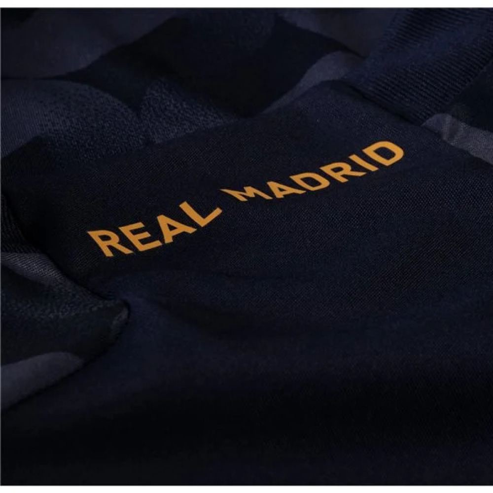 Men's Replica Adidas Real Madrid Long Sleeve Away Jersey 2324