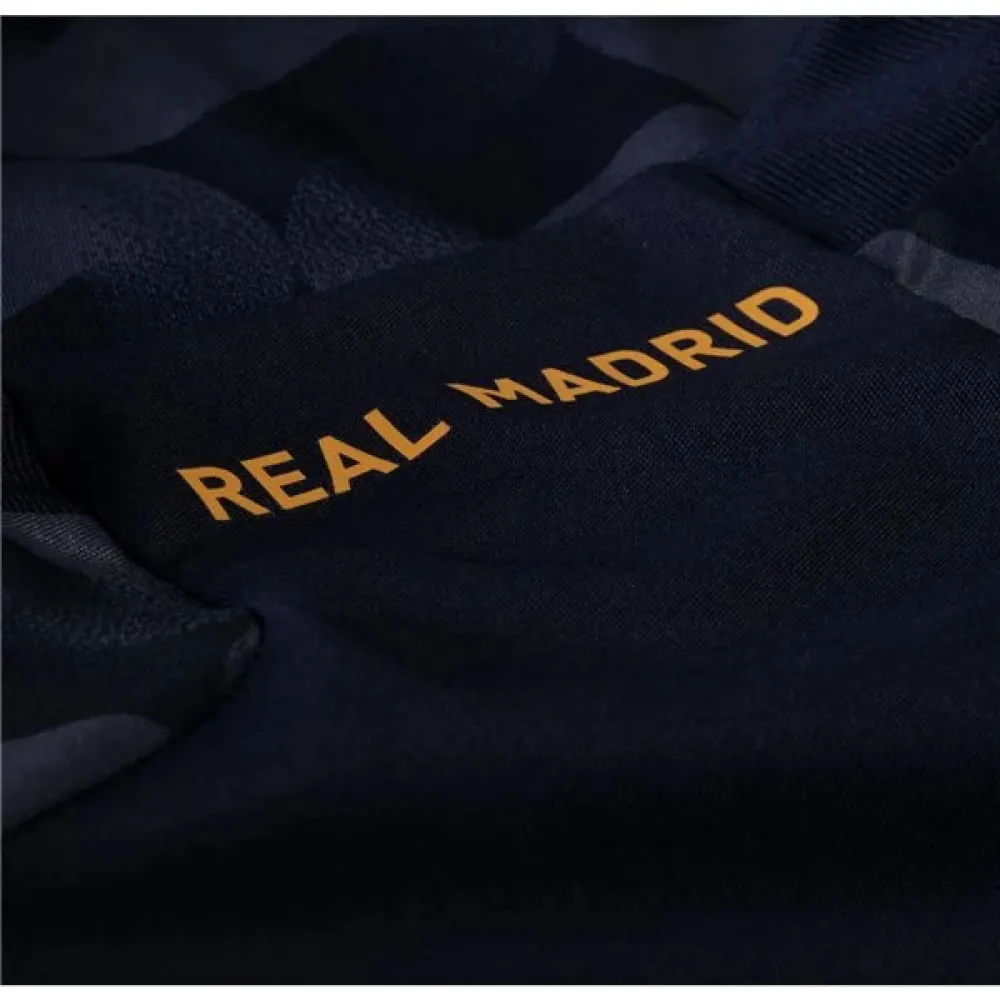 Men's Replica Adidas Real Madrid Long Sleeve Away Jersey 2324
