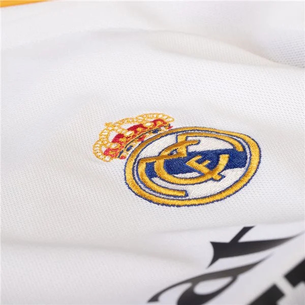 Men's Replica Adidas Real Madrid Long Sleeve Home Jersey 2324