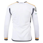 Men's Replica Adidas Real Madrid Long Sleeve Home Jersey 2324 - UCL