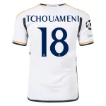 Men's Replica Adidas Tchouameni Real Madrid Home Jersey 2324