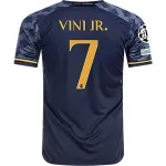 Men's Replica Adidas Vini Jr. Real Madrid Away Jersey 2324