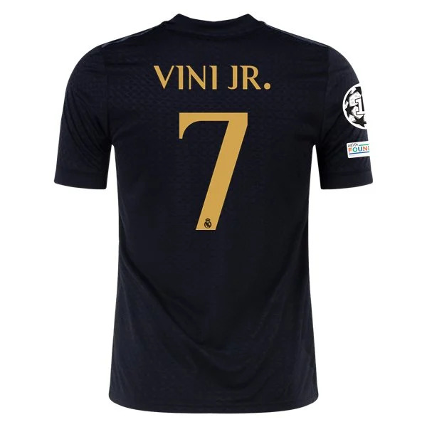 Men's Replica Adidas Vini Jr. Real Madrid Lifestyler Third Jersey 2324 - UCL