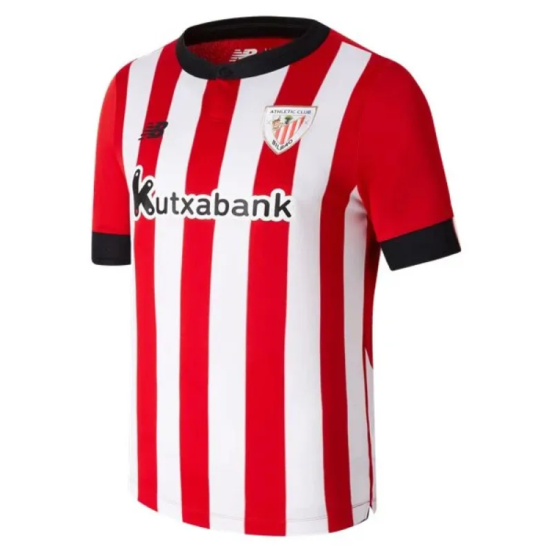 Men's Replica New Balance Athletic Bilbao Home Jersey 2223
