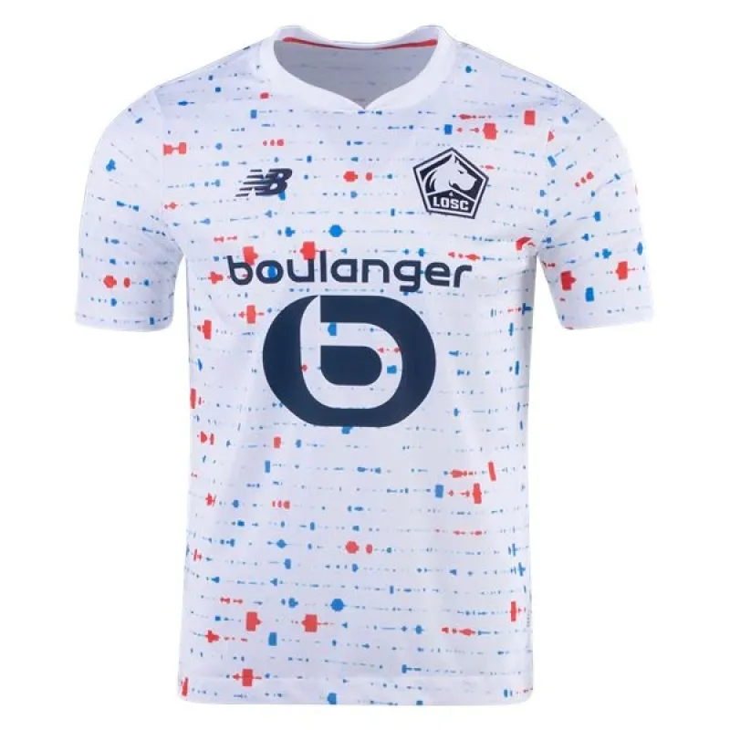 Men's Replica New Balance Lille Away Jersey 2324
