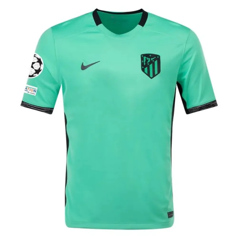 Men's Replica Nike Atletico Madrid Third Jersey 2324 - UCL
