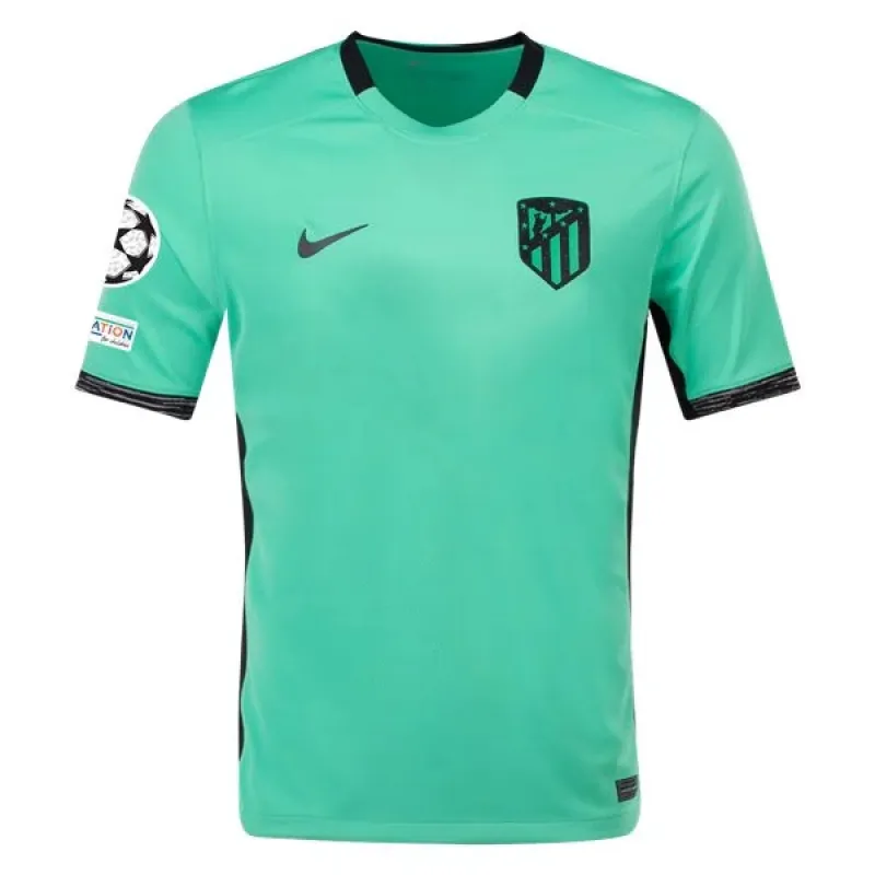 Men's Replica Nike Atletico Madrid Third Jersey 2324 - UCL