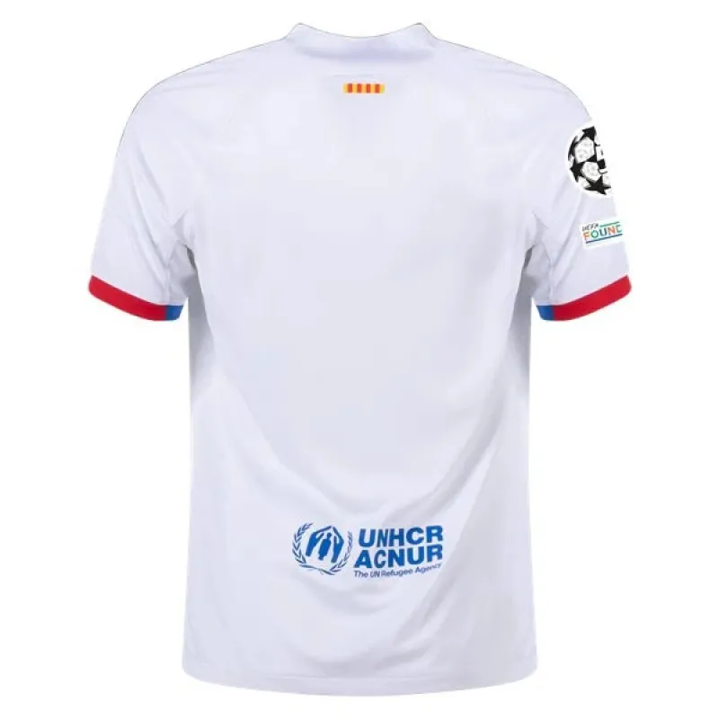 Men's Replica Nike Barcelona Away Jersey 2324 - UCL