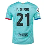 Men's Replica Nike F. De Jong Barcelona Third Jersey 2324
