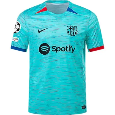 Men's Replica Nike Gavi Barcelona Third Jersey 2324 01