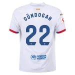 Men's Replica Nike Gundogan Barcelona Away Jersey 2324