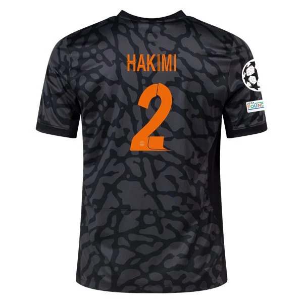 Men's Replica Nike Hakimi Paris Saint-Germain Third Jersey 2324 - UCL