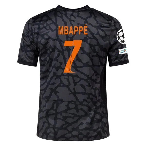 Men's Replica Nike Mbappe Paris Saint-Germain Third Jersey 2324 - UCL