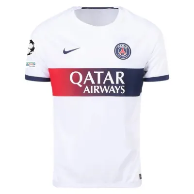 Men's Replica Nike Paris Saint-Germain Away Jersey 2324 - UCL 01