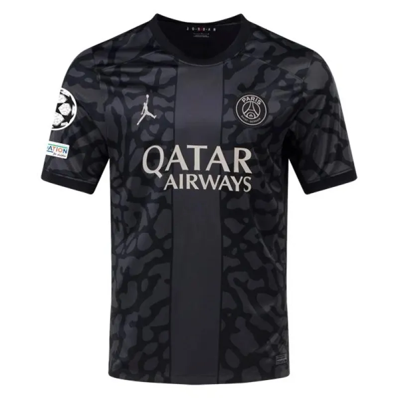 Men's Replica Nike Paris Saint-Germain Third Jersey 2324 - UCL