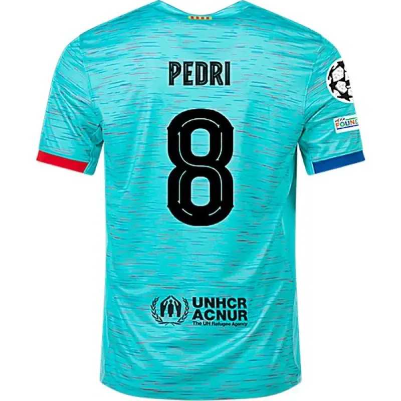 Men's Replica Nike Pedri Barcelona Third Jersey 2324