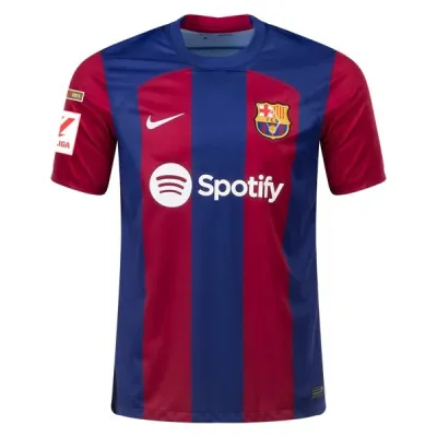 Men's Replica Nike Raphina Barcelona Home Jersey 2324 01