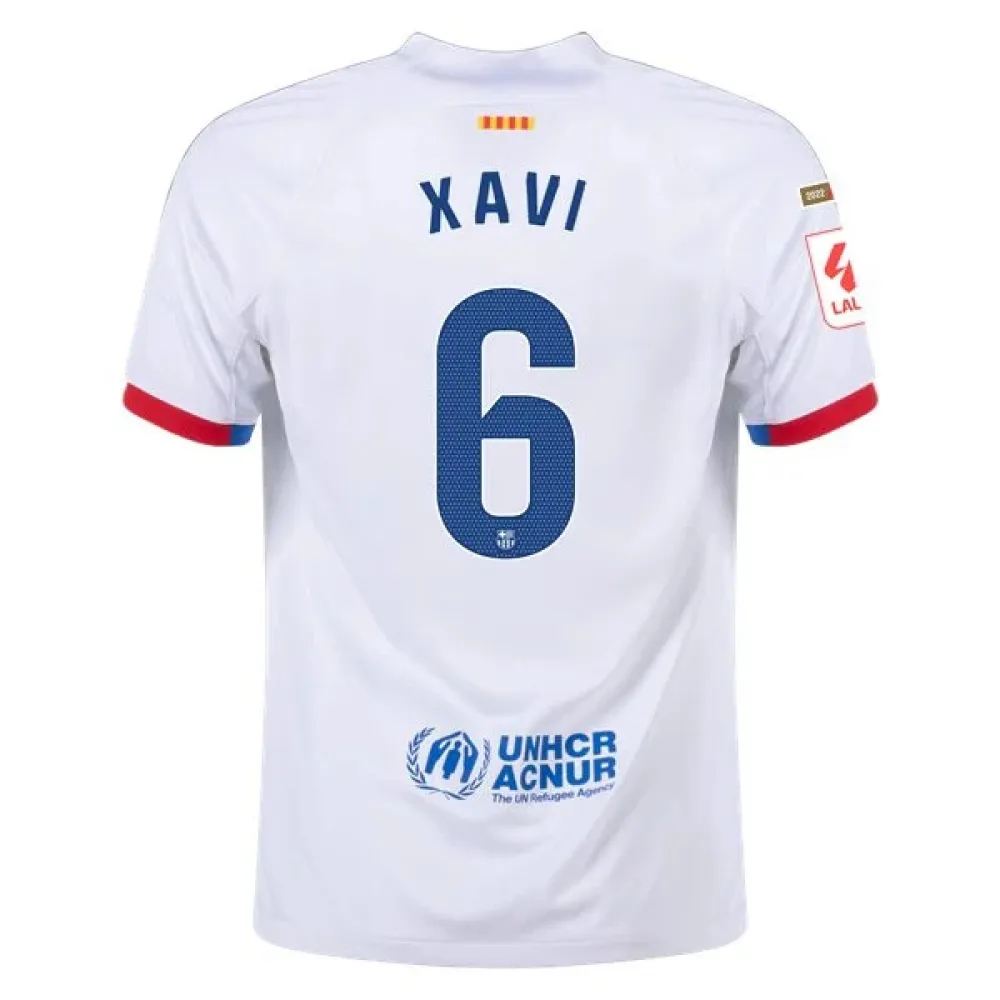 Men's Replica Nike Xavi Barcelona Away Jersey 2324