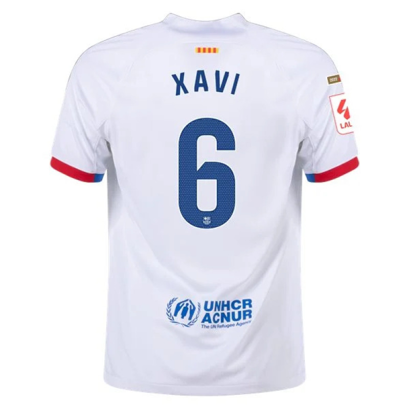 Men's Replica Nike Xavi Barcelona Away Jersey 2324