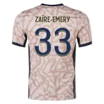 Men's Replica Nike Zaire-Emery Paris Saint-Germain Fourth Jersey 2324