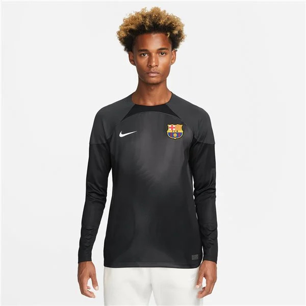 Nike Barcelona Long Sleeve Goalkeeper Jersey 2223 - Black