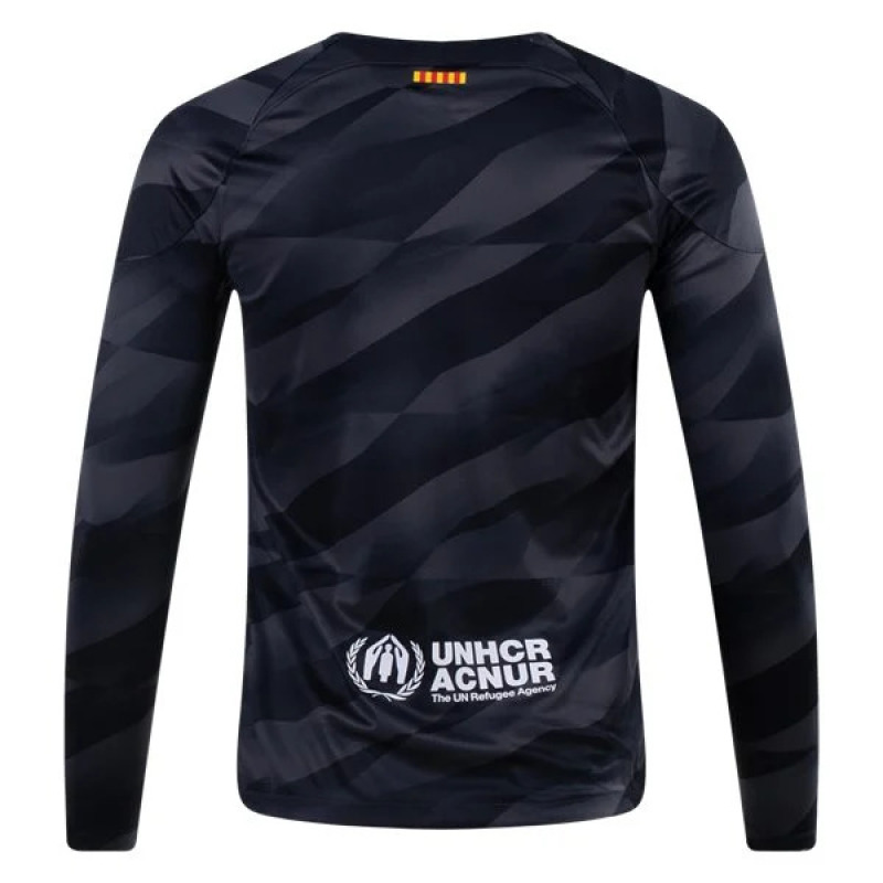 Nike Barcelona Long Sleeve Goalkeeper Jersey 2324 Black