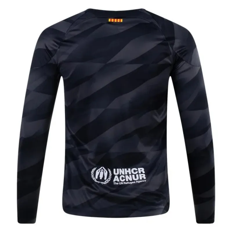 Nike Barcelona Long Sleeve Goalkeeper Jersey 2324 Black