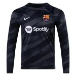 Nike Barcelona Long Sleeve Goalkeeper Jersey 2324 Black