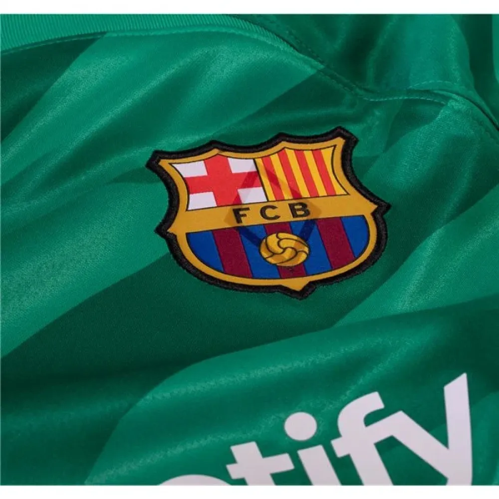 Nike Barcelona Long Sleeve Goalkeeper Jersey 2324 Green