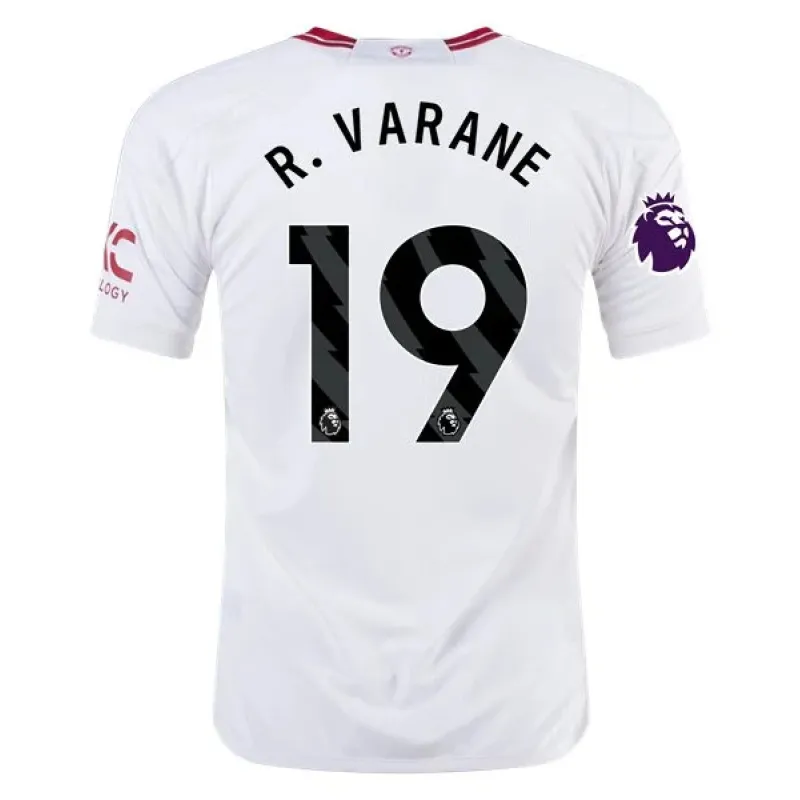 Men's Replica Adidas R. Varane Manchester United Third Jersey 2324
