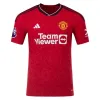 Men's Authentic Adidas B. Fernandes Manchester United Home Jersey 2324