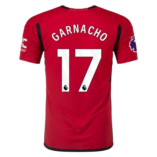 Men's Authentic Adidas Garnacho Manchester United Home Jersey 2324