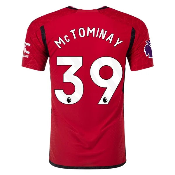 Men's Authentic Adidas McTominay Manchester United Home Jersey 2324
