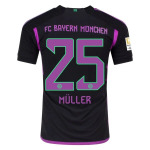 Men's Authentic Adidas Muller Bayern Munich Away Jersey 2324