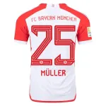 Men's Authentic Adidas Muller Bayern Munich Home Jersey 2324