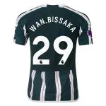 Men's Authentic Adidas Wan-Bissaka Manchester United Away Jersey 2324