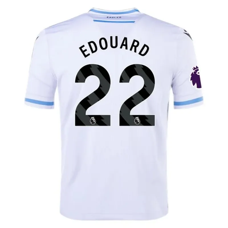 Men's Authentic Macron Edouard Crystal Palace Away Jersey 2324