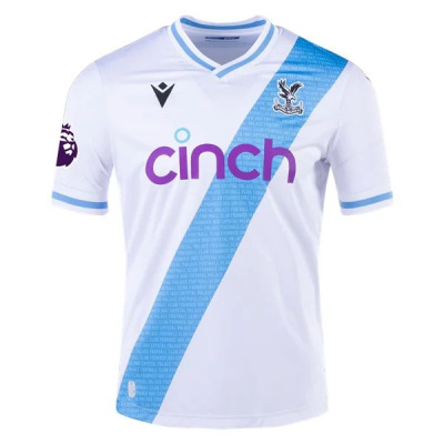 Men's Authentic Macron Edouard Crystal Palace Away Jersey 2324 01