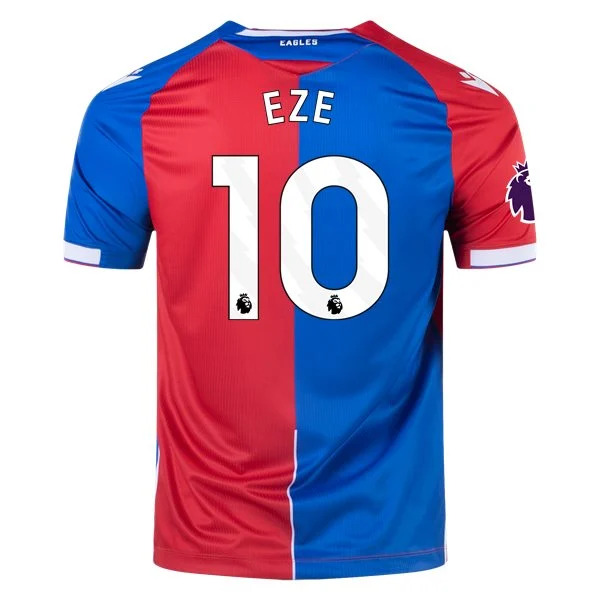 Men's Authentic Macron Eze Crystal Palace Home Jersey 2324